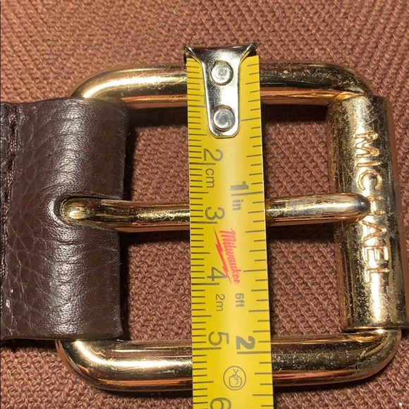 Michael Kors leather inlay/studs belt in EC - Picture 5 of 15